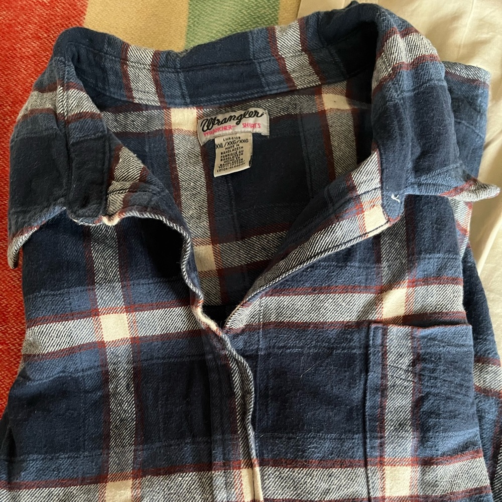 Vintage Wrangler ‘wrancher’ flannel.